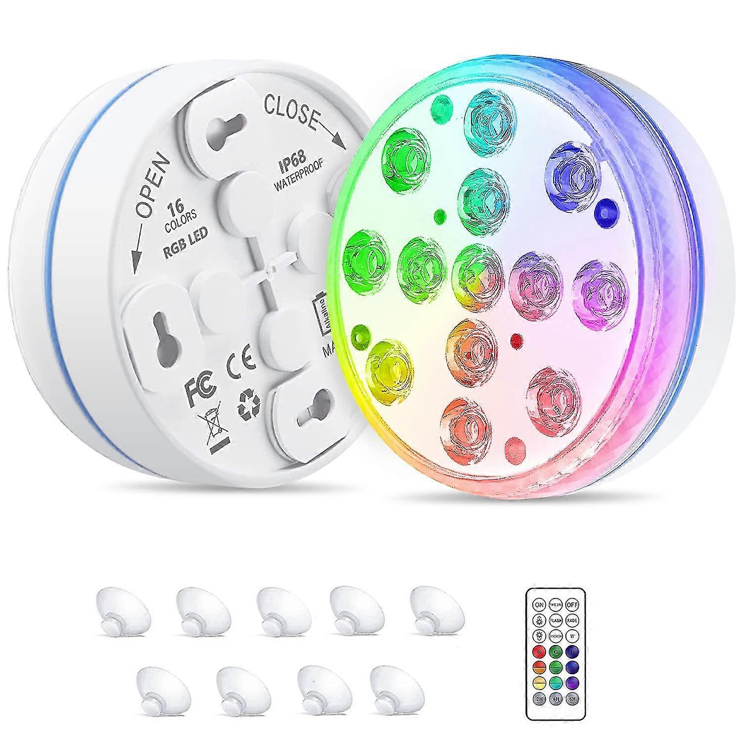 Lighting For Body Of Water 13 Leds Of Swimming Pool Multi-color With Remote Control Floating Lights