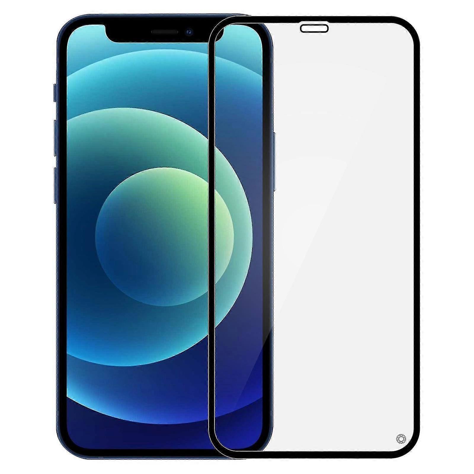 Displayschutzfolie für Apple Iphone 12 Mini Fingerabdruck-resistent - Schwarz-1