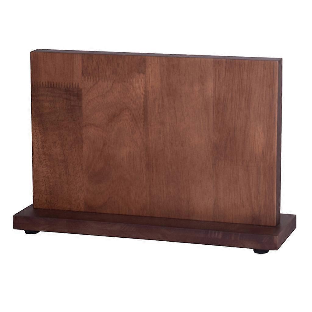 Kitchen Knife Block with Powerful Magnet Large Capacity Knife Organizer Block