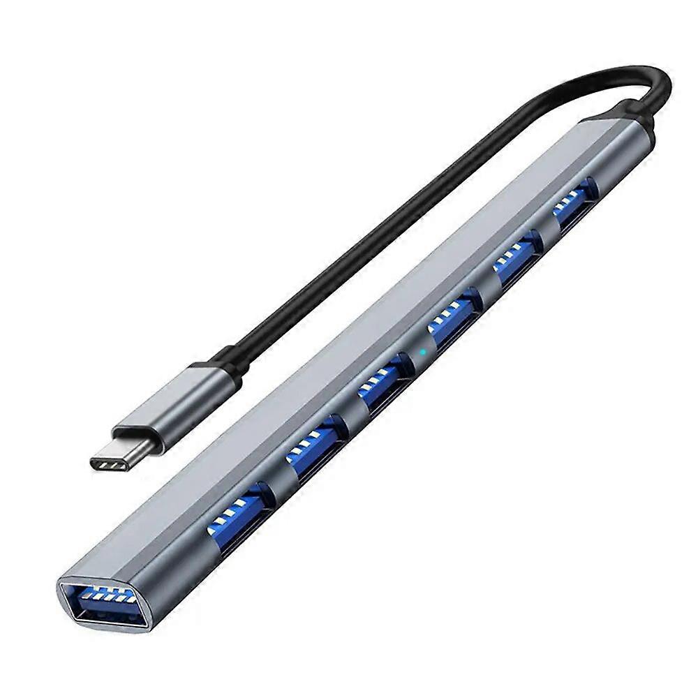 USB 3.0 Hub USB Hub 3.0 USB Splitter 7 Port Multiple Expander USB Type C Hub OTG Adapter for Laptop PC Hard Drive Mouse Keyboard