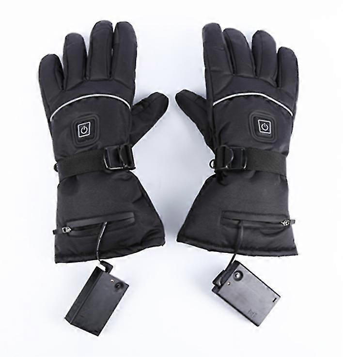 Electric Heating Gloves Winter Warm Touch Screen Gloves Windproof Cold Weather