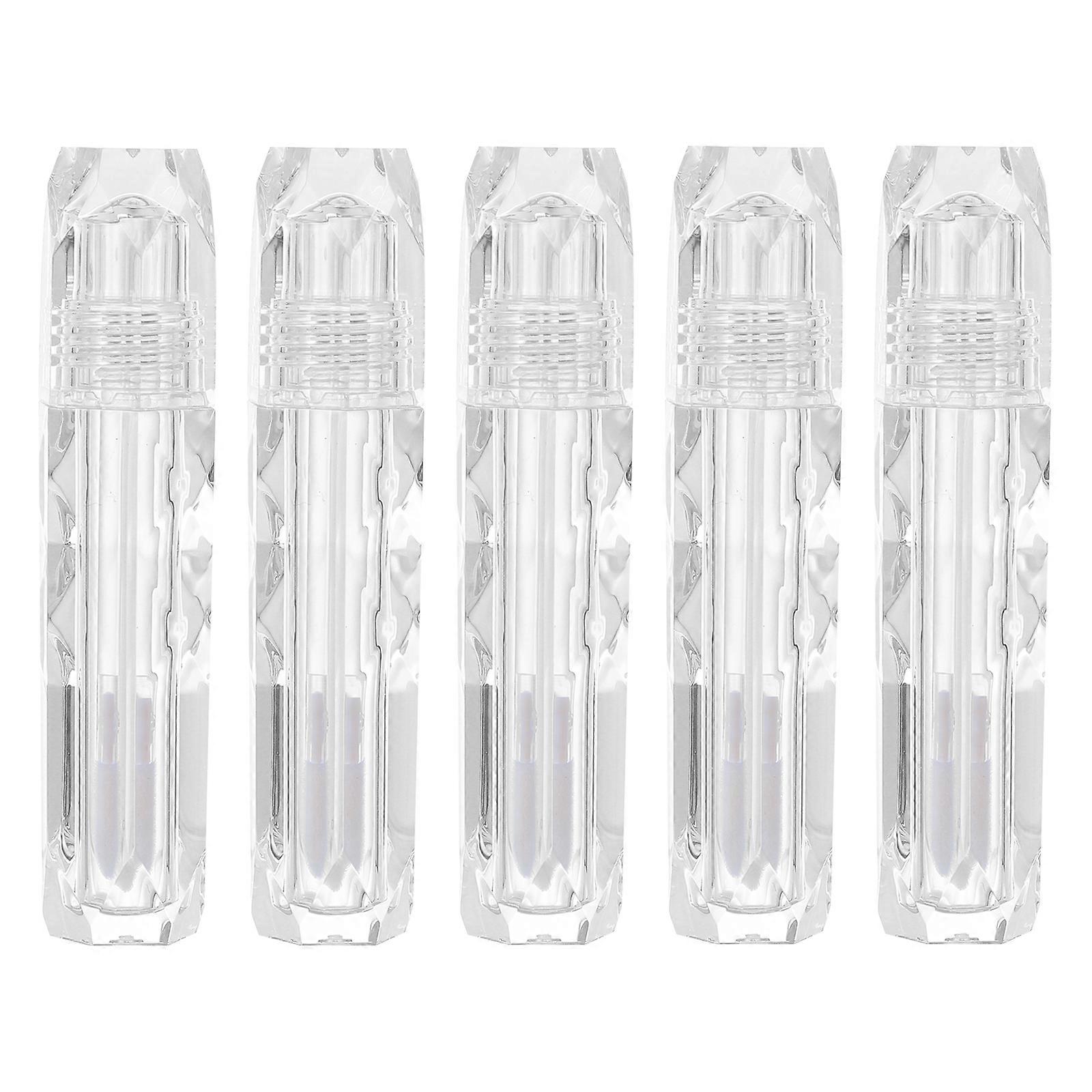5pcs Lip Gloss Tubes Refillable Lip Balm Bottles Mini Lip Gloss Container