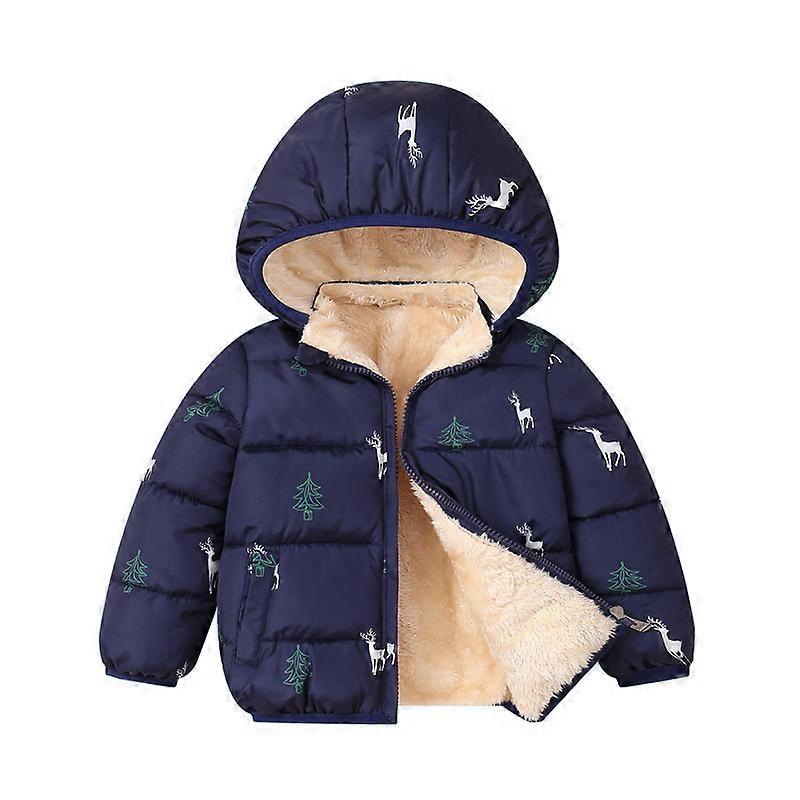 Toddler Baby Hooded Down Jacket Kids Warm Winter Coat Outerwear
