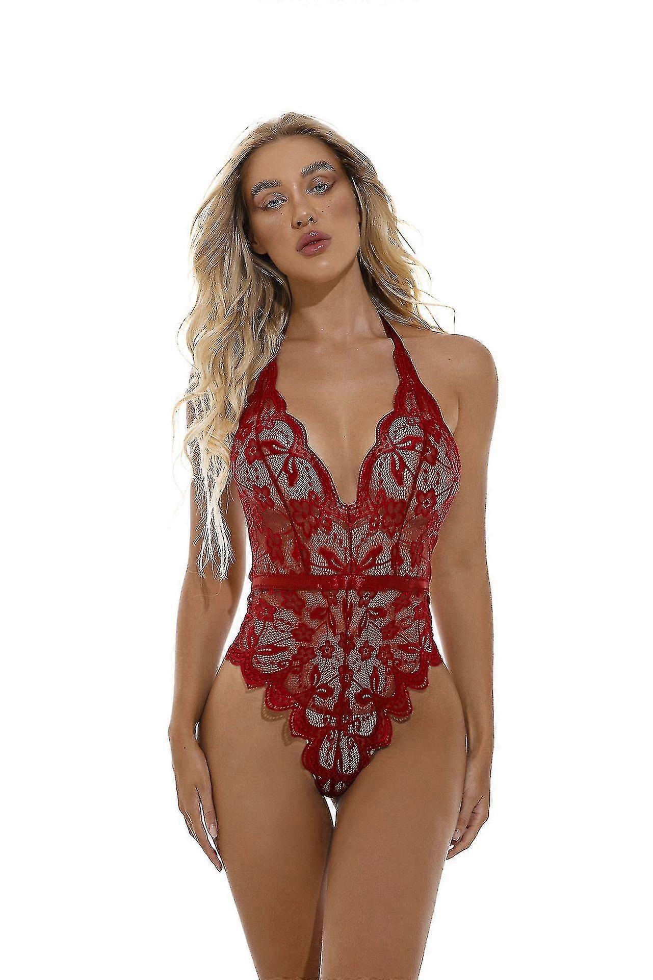 السيدات الدانتيل جنسي الملابس الداخلية قطعة واحدة ملابس داخلية مثيرة ملابس نوم