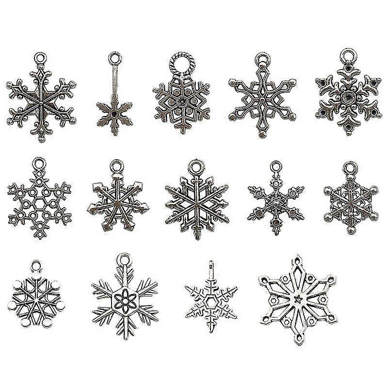 Handmade Snowflake Alloy Pendant For Womens