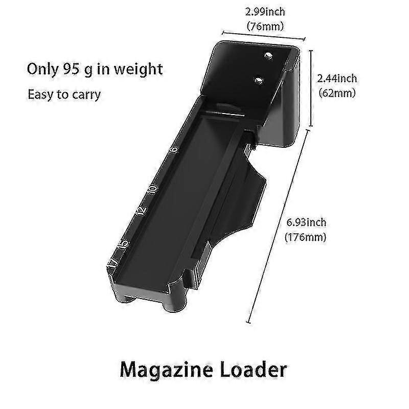 9mm-40s&w Ramp Loader Fast Feeder Universal Pistol Single-layer Double-layer Magazine Loading