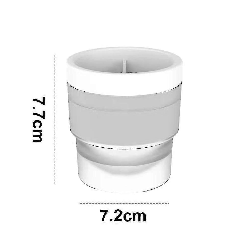 2pcs Ice Ball Molds, Round Ice Spheres. Stackable Slow Melting Round Ice Cube Maker For Whiskey