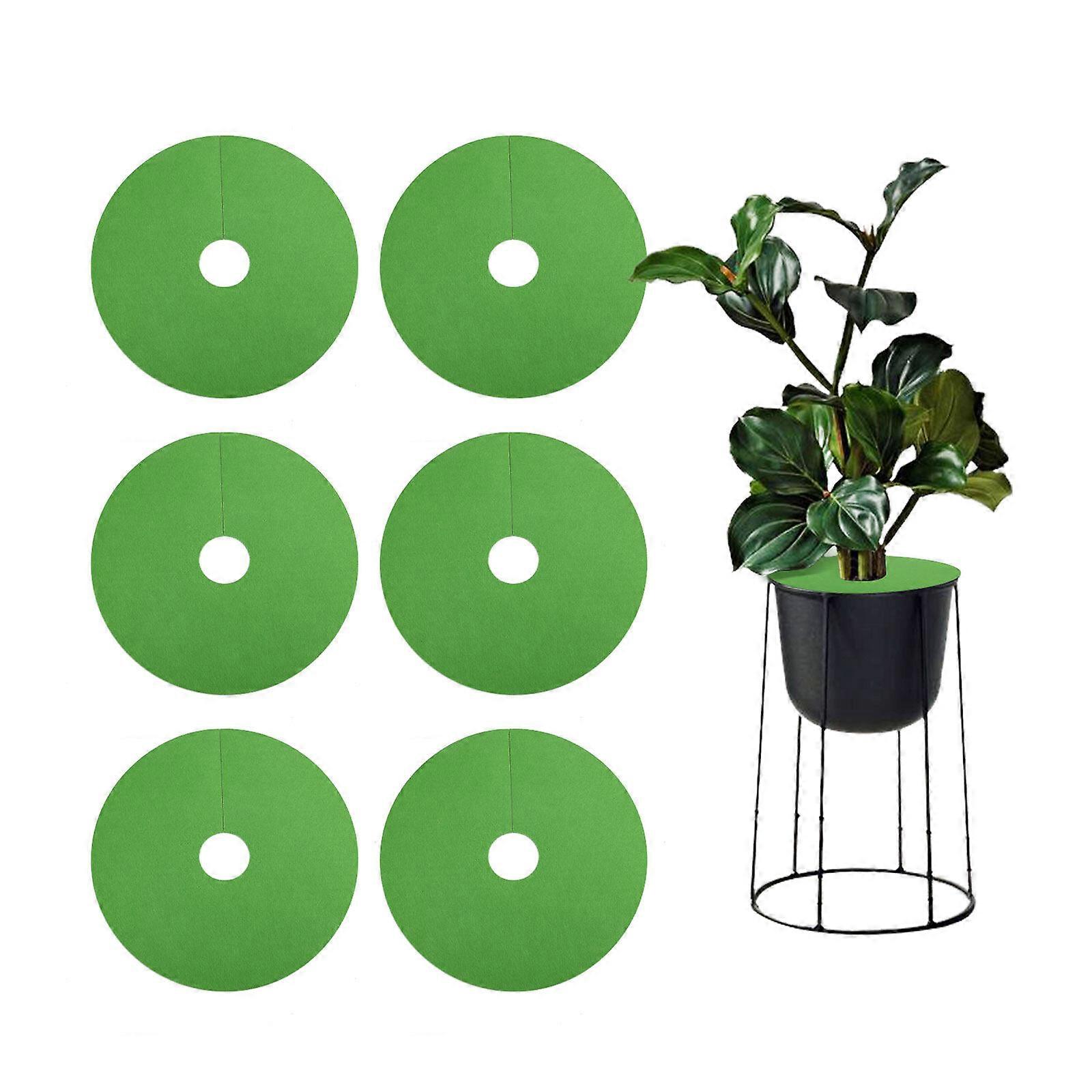 6pcs Tree Protector Mat, Eco-Friendly Non-woven Fabric, Weed Control & Root Protection, Easy to Use, Wide Application