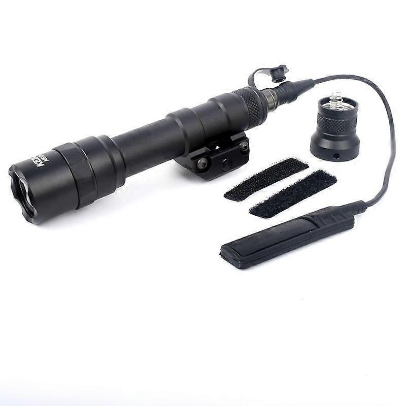 Tactical Scout Light M600B LED CREE Flashlight with Remote Pressure Switch Controller Picatinny Rail Rifle Hunting
