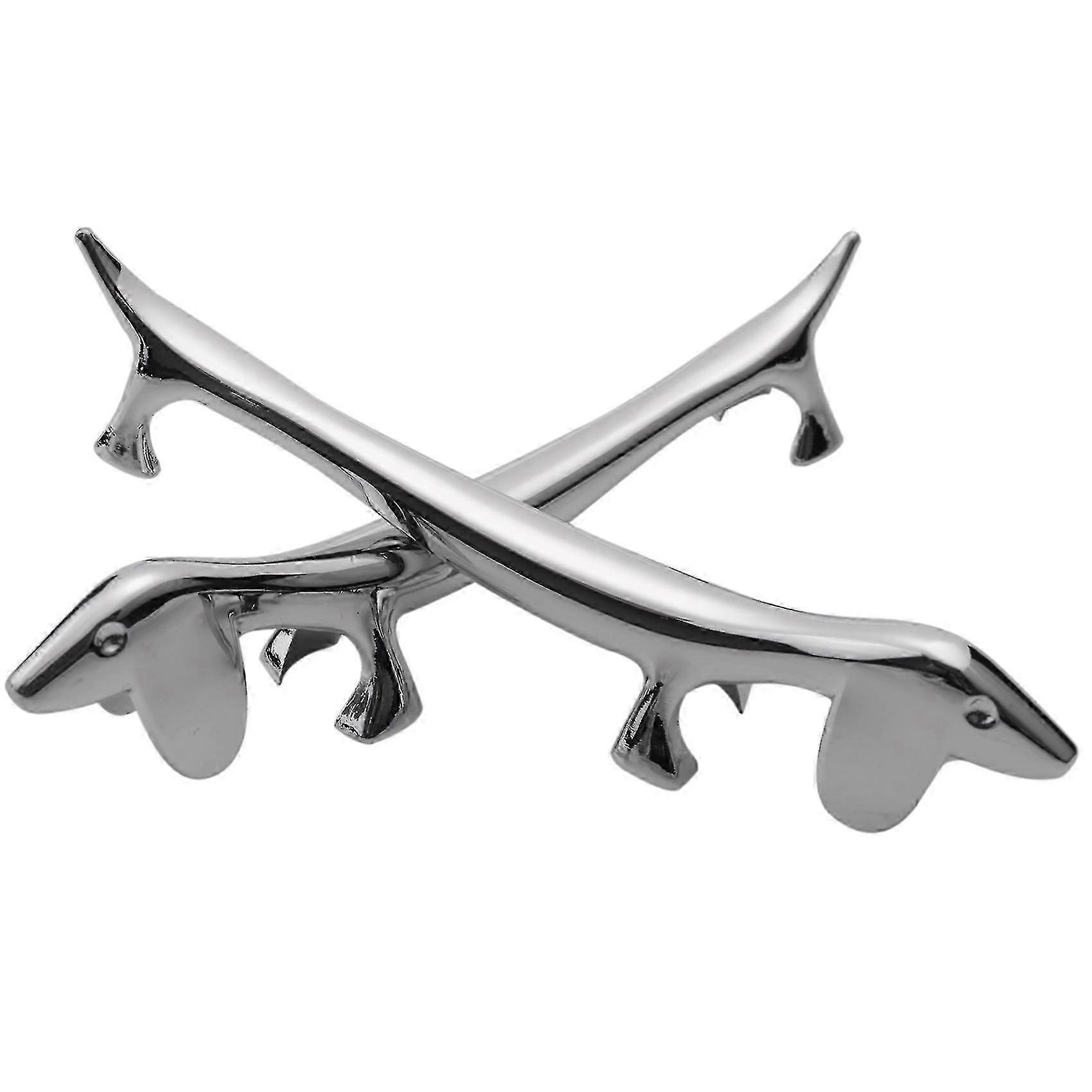 6 Pcs Chopsticks Rest Little Dog Chopsticks Holder Dachshund Alloy Fork Stand Spoon Tableware Rack - JV