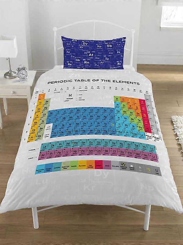 Periodic Table Duvet Cover and Pillowcase Set