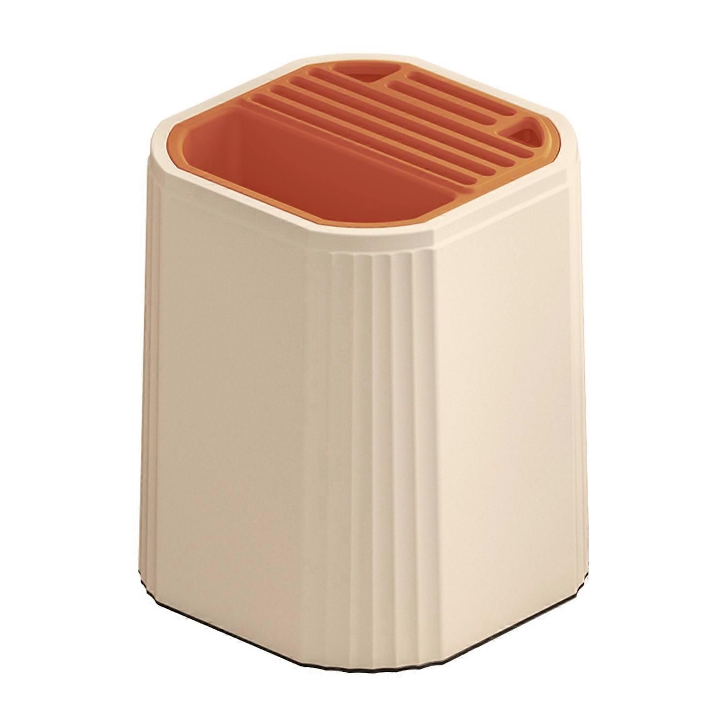 Rotating Kitchen Cutter Holder Safe Reliable Cutter Storage Rack with Drip Tray 360 Degree Rotating