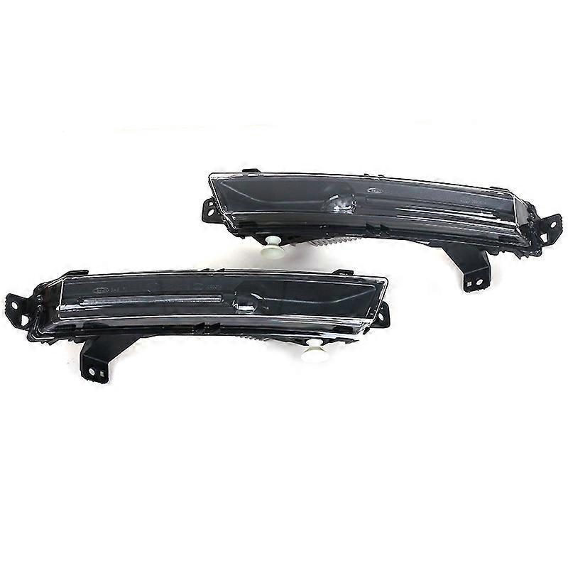 Car LED Fog Light Bumper Foglamp Daytime Running Light Universal For Jaguar F-PACE E-PACE For Land Rover Discovery 5