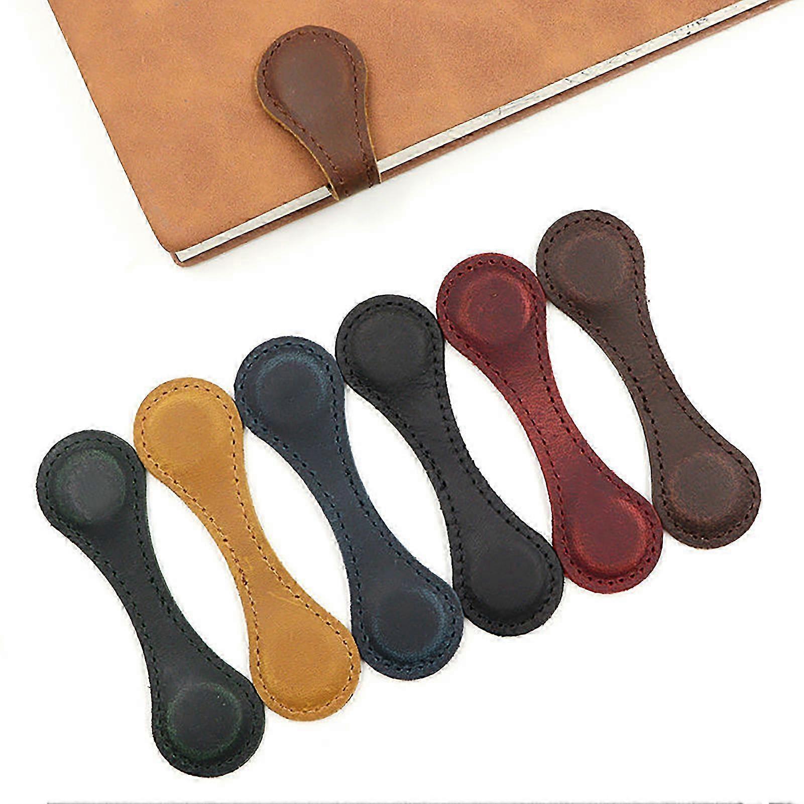Bookmark, Magnet Leather Bookmarks, Personalized Leather Book Mark Magnet Clips