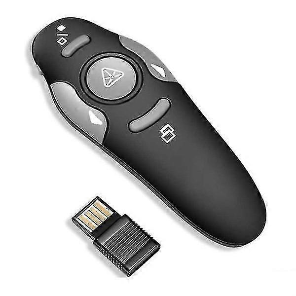 Remote Control For Presentations With Laser Black