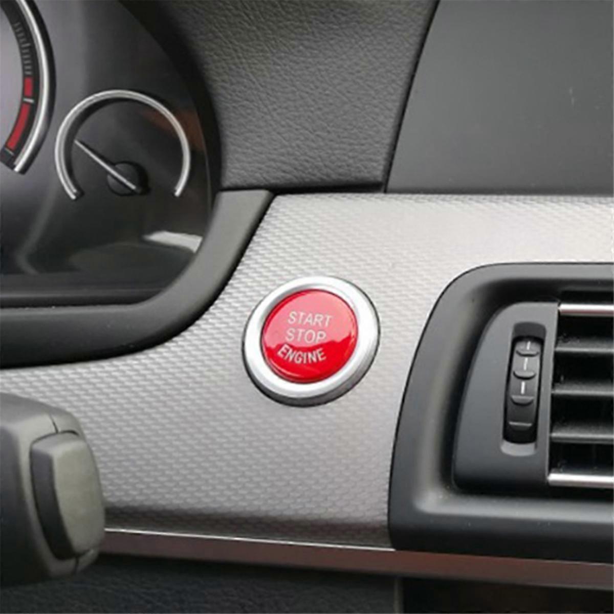 Car LED Automatic Gear Shift Knob with Engine Start Switch Button Cover for 3 5 Series E46 E60 E61 LHD
