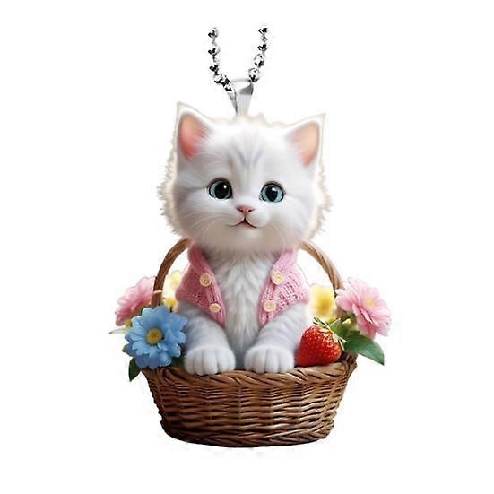 Lightweight and durable acrylic construction ensures long-lasting enjoyment ease of use Designed in the shape a cat for realistic look Sleek, modern