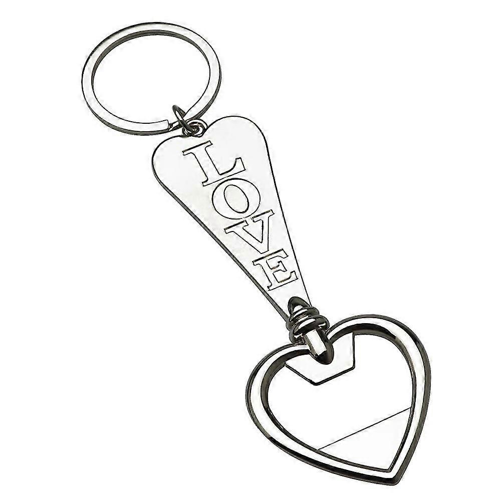 Metal Creative Car Key Ring With Bottle Opener Keychain