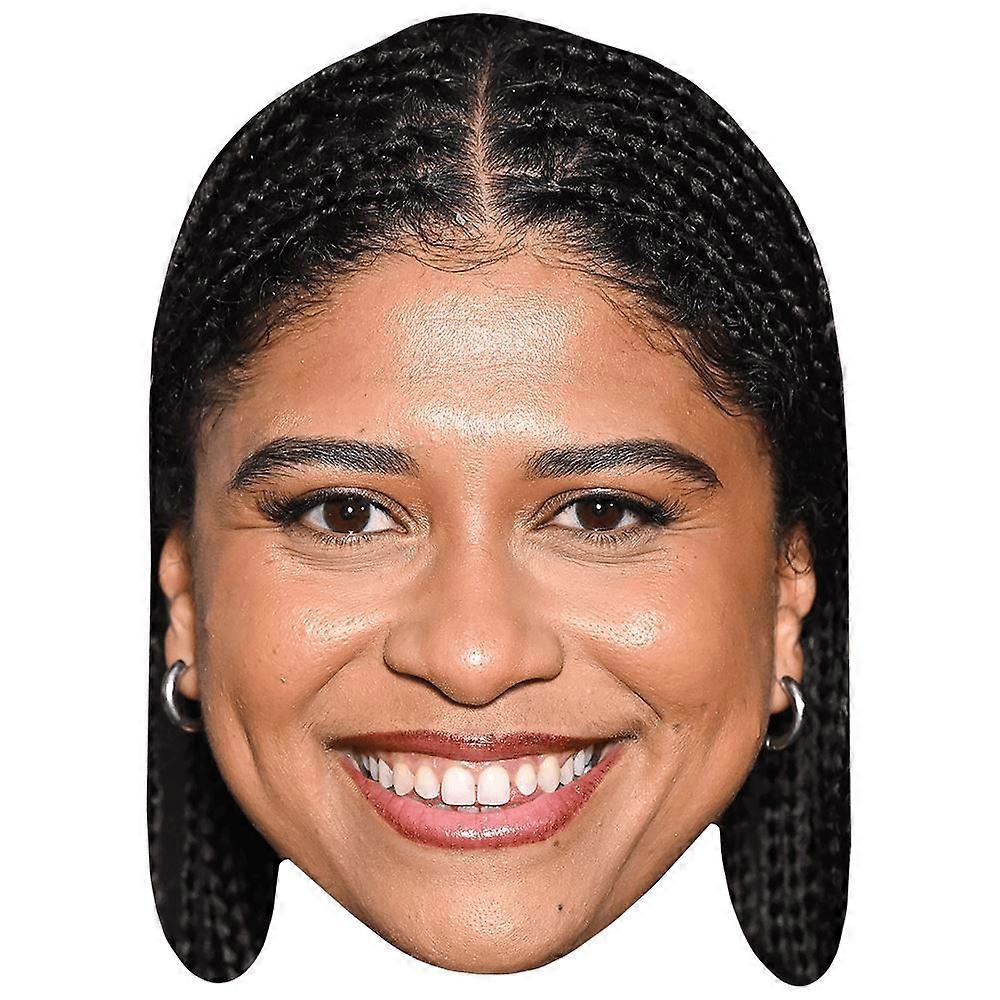 Ysaora Thibus (Smile) Celebrity Mask, Flat Card Face