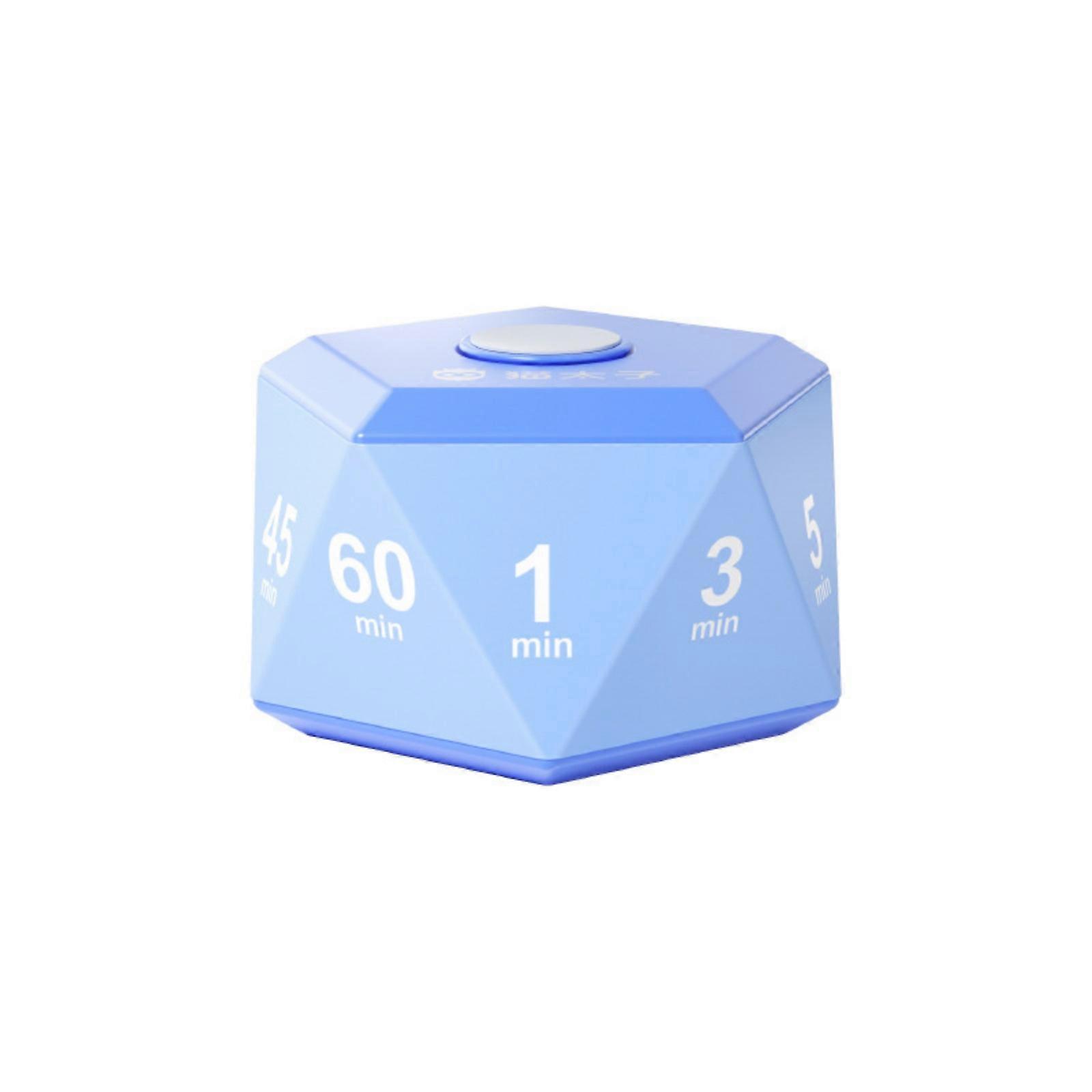 Multifunctional Study Timer 400mAh Rechargeable Countdown Clock Small Timing Tool Perfect for Children Study and Cooking  Blue