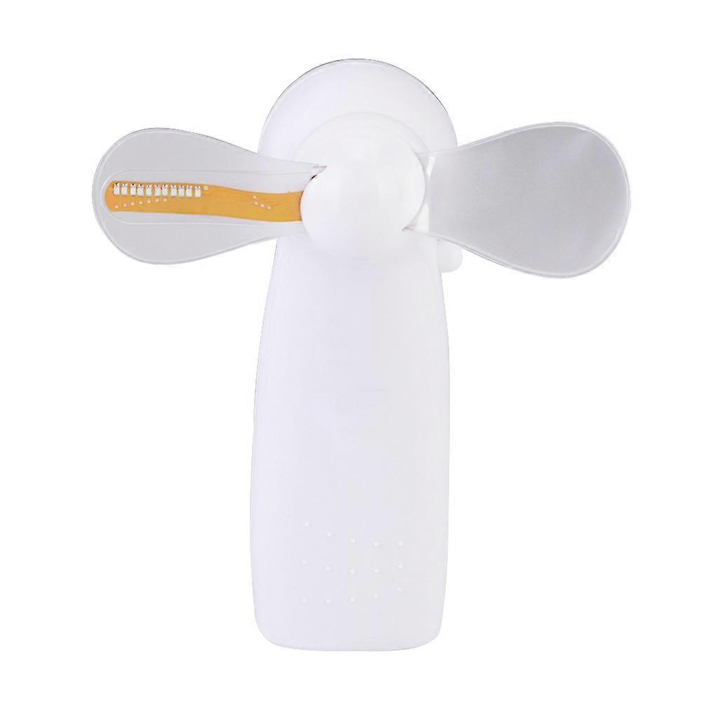 Mini Portable Cartoon LED Blades Electric Fan