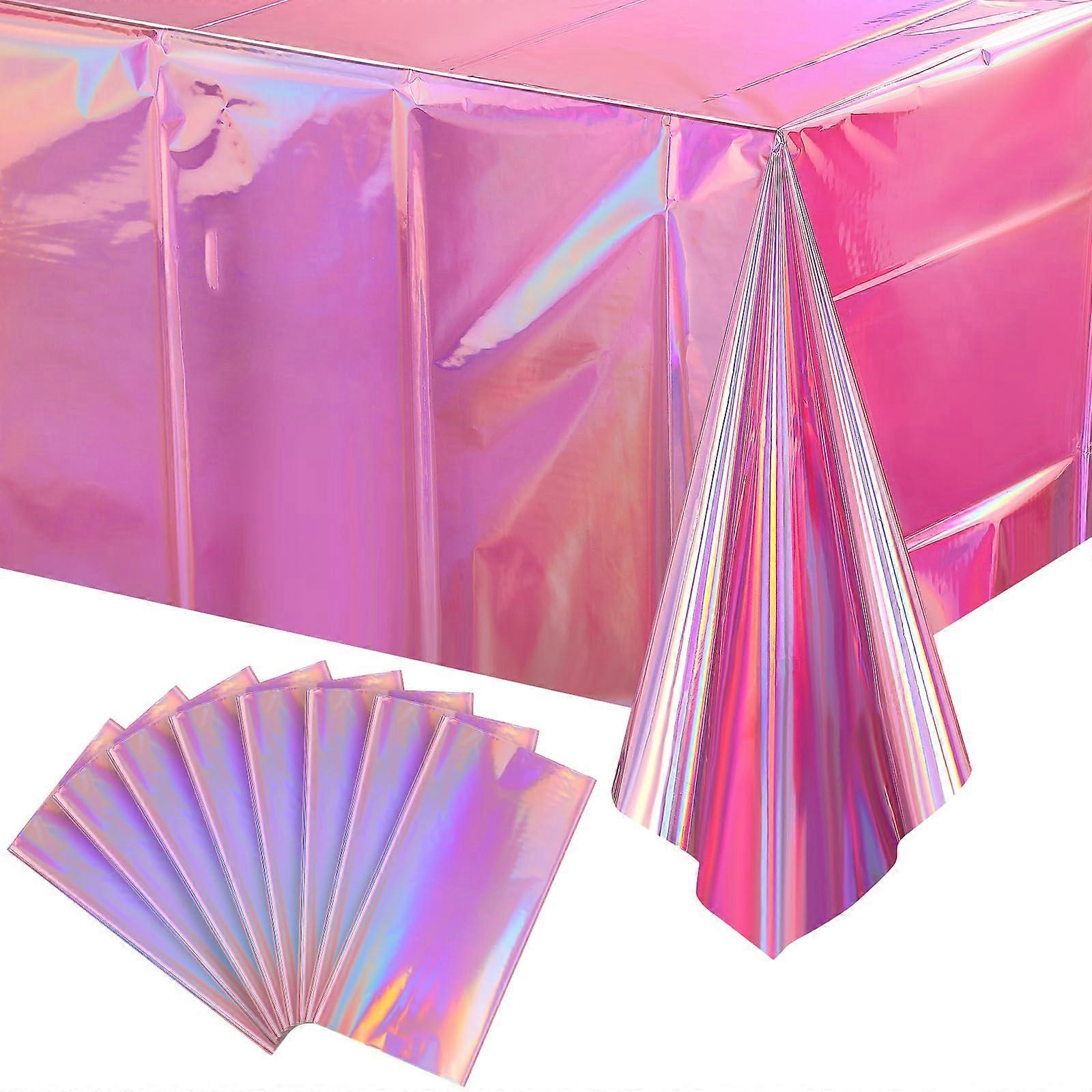 8 disposable tablecloths 54x108 inches