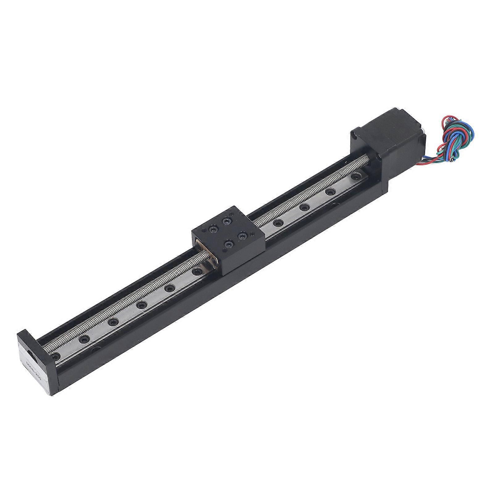 Linear Rail Guide Slide Actuator 200mm Stroke Accurate 28 Stepper T Type Screw T6x4 CNC Sliding Table Linear Rail Guide