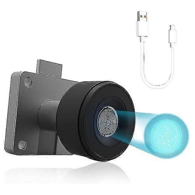Fingerprint Drawer Lock,keyless Biometric Fingerprint Cabinet Lock,for Dresser, File Cabinet
