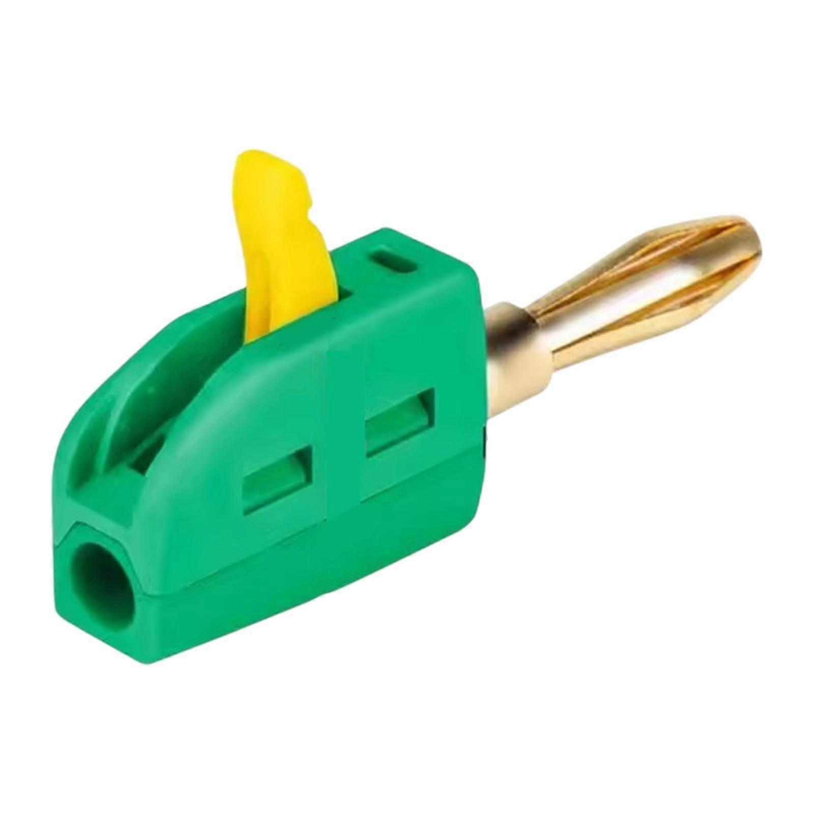 4mm Banana Plug Wire Cable Connector Stable Conductivity Mini Stackable Banana