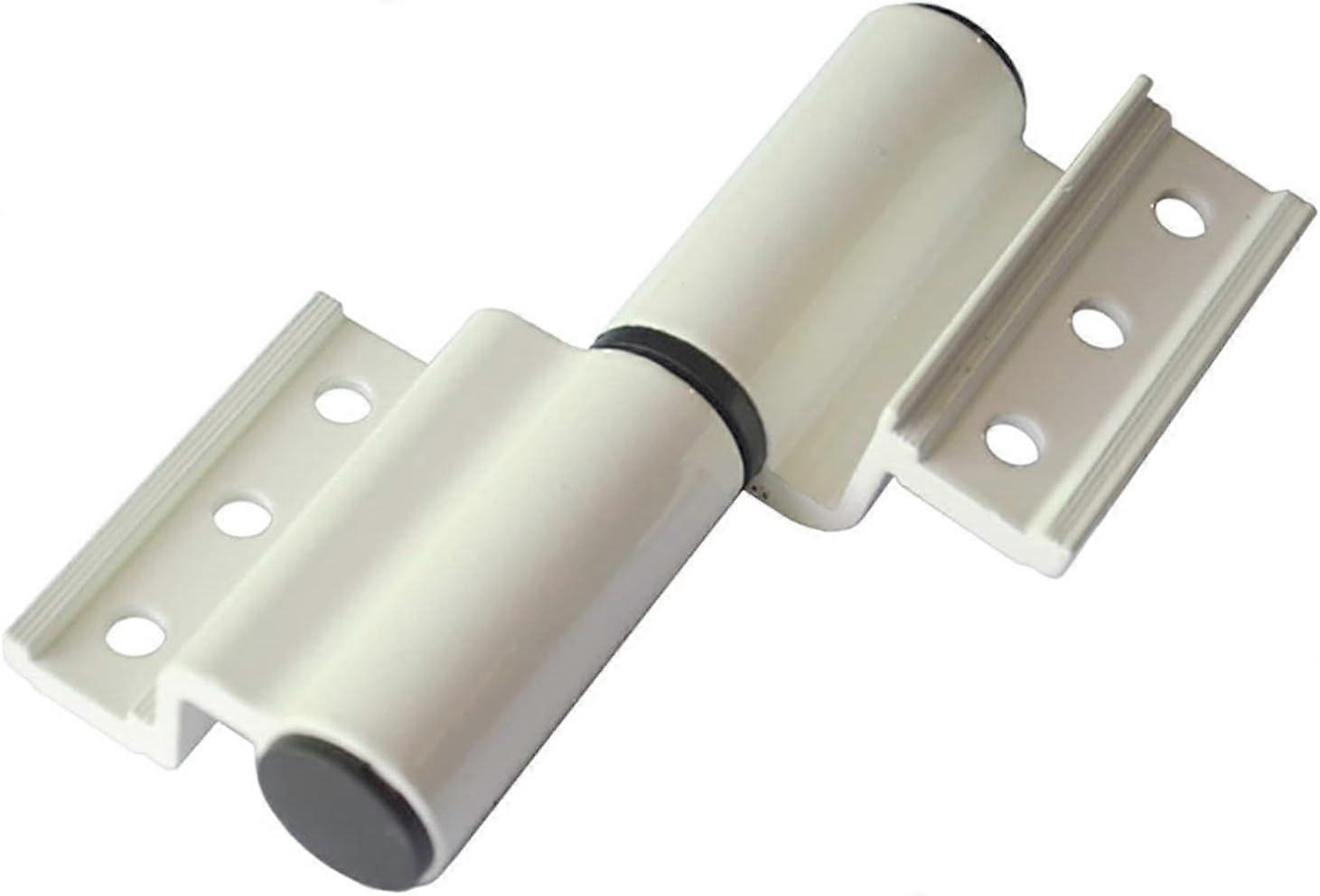 1pcs Hinge Aluminum Alloy Door Hinge, DIY Broken Bridge, Durable and Long Service Life, Suitable for Doors and Windows (Color : White Right)