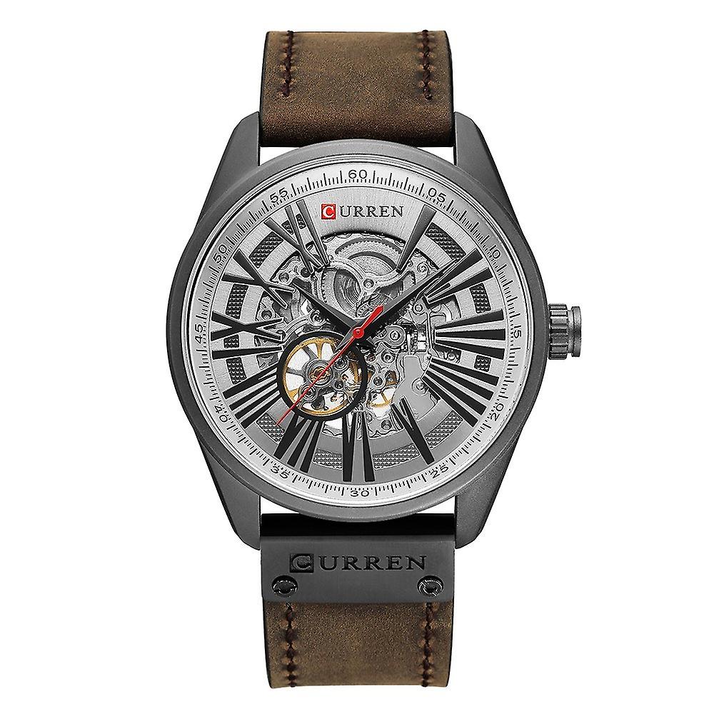 Curren 8299 Men Watch Brand Mechanical Tourbillon Watch Wristwatch