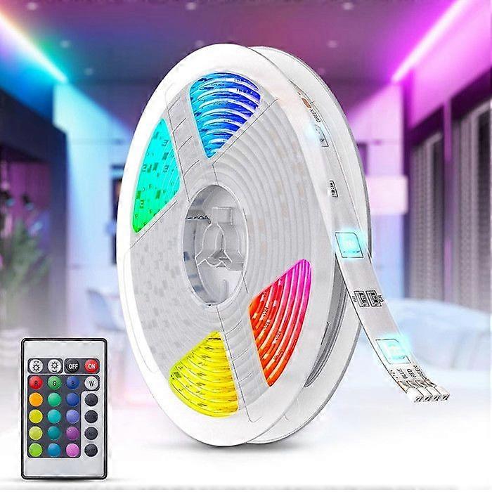 LED Strip - Multicolor - 5 meters - 16 colors - 5 modes - Remote control included