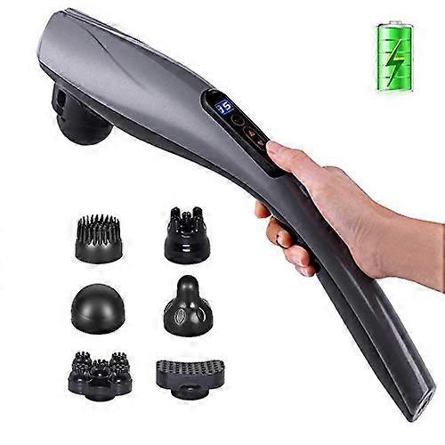Professional Deep Tissue Massage Device, Rechargeable & Cordless for Full Body Relief, Includes Automatic Shut-Off Timer