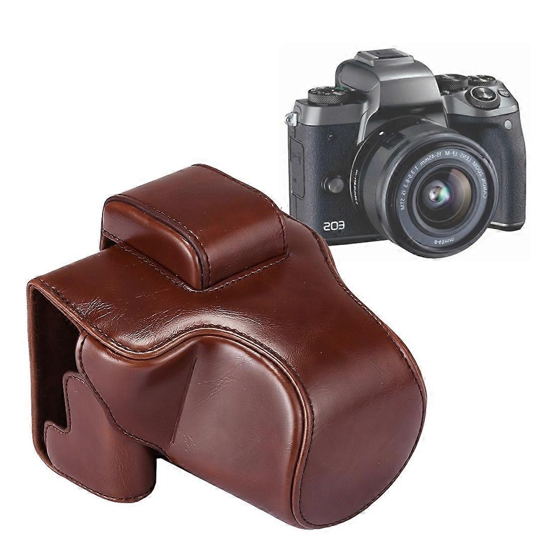 Full Body Camera PU Case Bag with Strap for Canon EOS M5