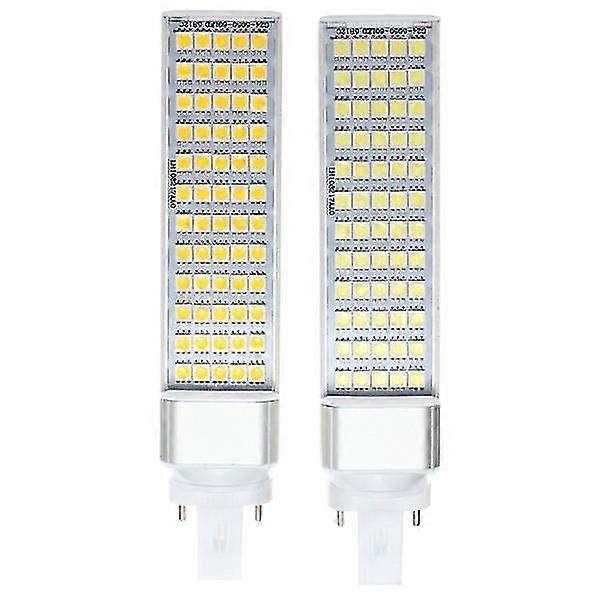 G23 12w 60 Smd 5050 Led Light Non-dimmable Warm White/white Bulb 85-265v