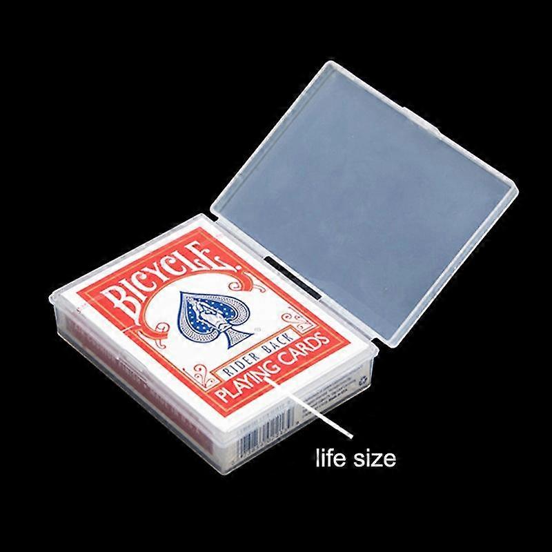 Plastic Box Playing Cards Container Pp Storage Case Packing Poker Box Container