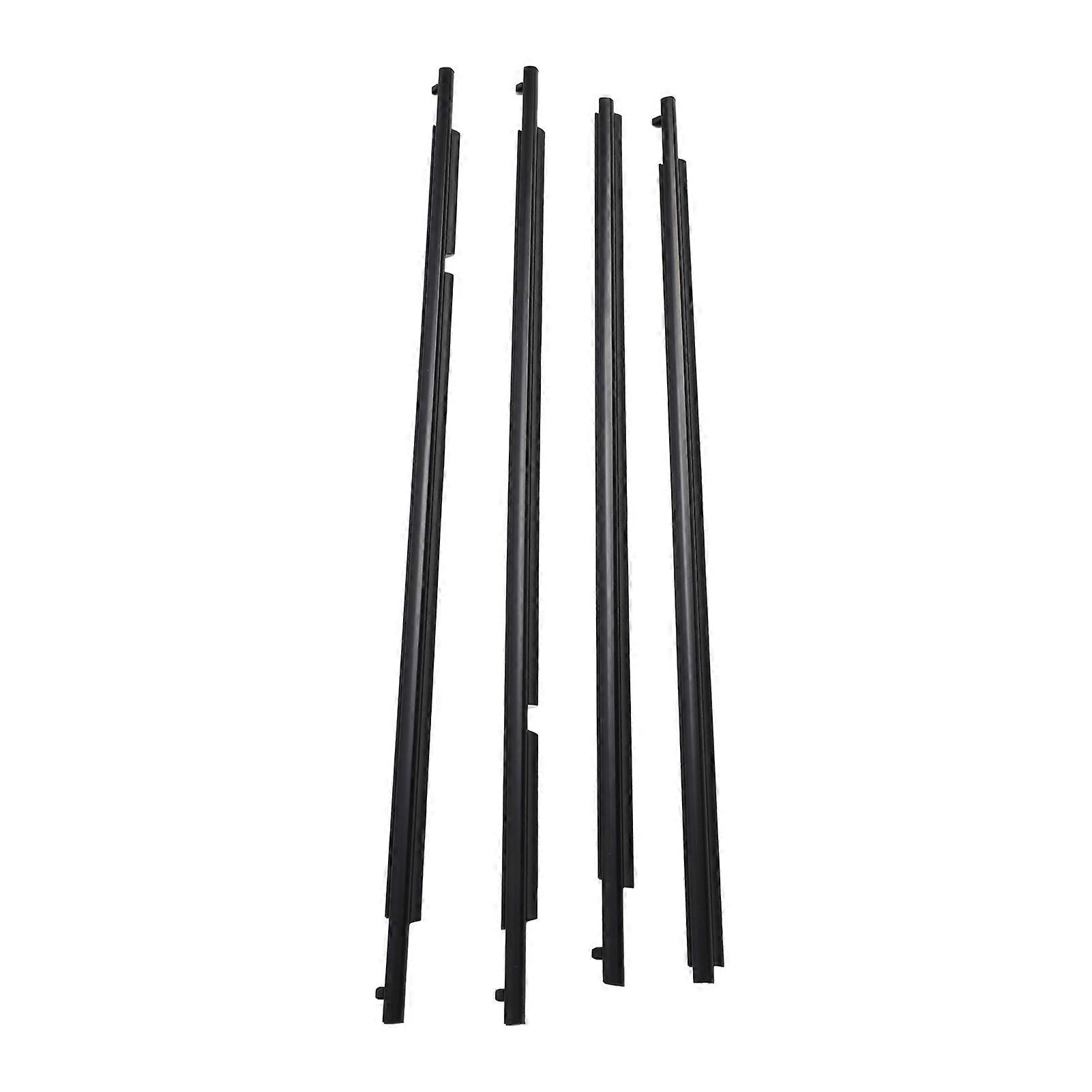 4Pcs Door Window Weatherstrip 75720‑12820 Dust Resistant Leakage Proof Window Seal Belt Trim for XB 2008 to 2015 