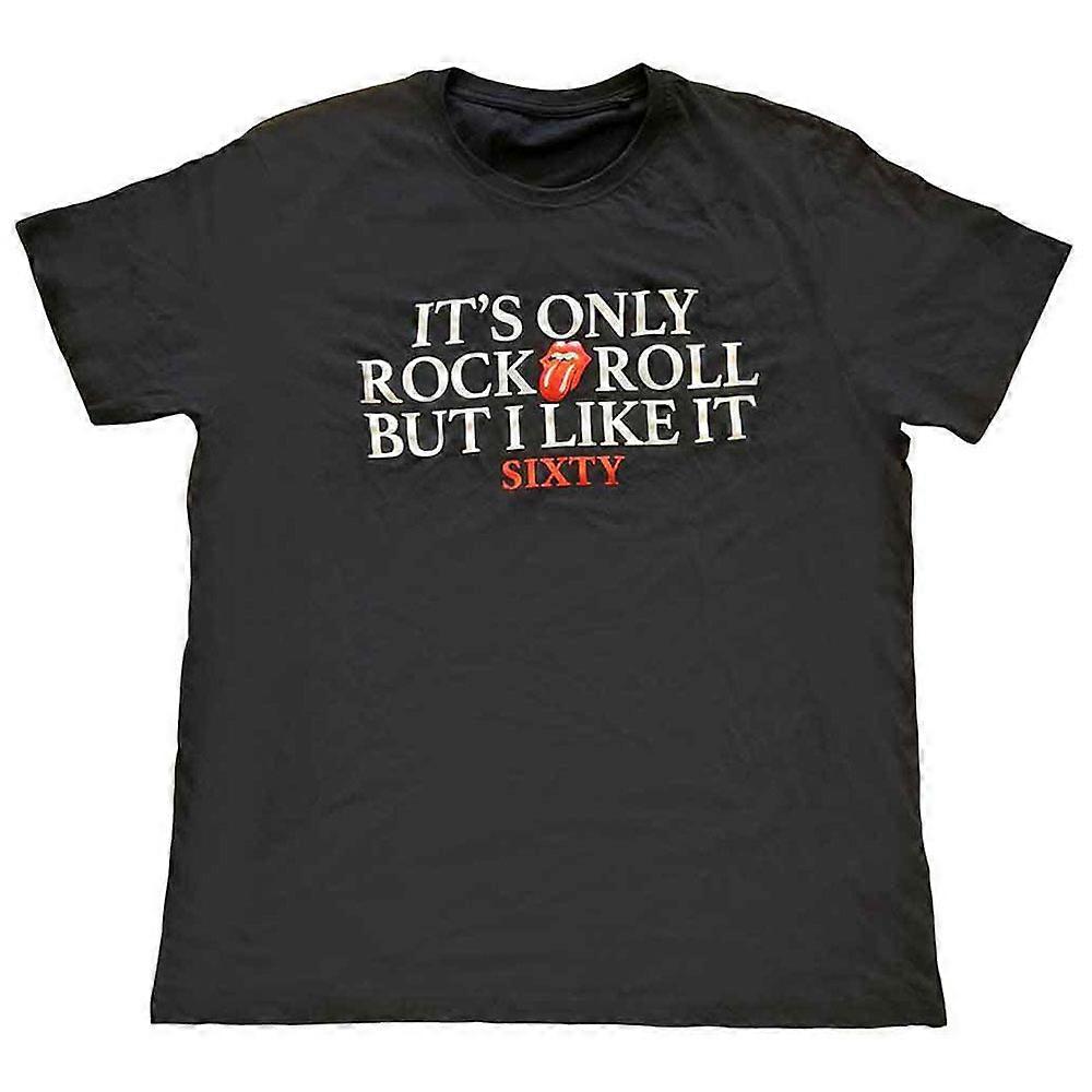 The Rolling Stones Sixty Its Only RNR but I like it Foiled Print T Shirt