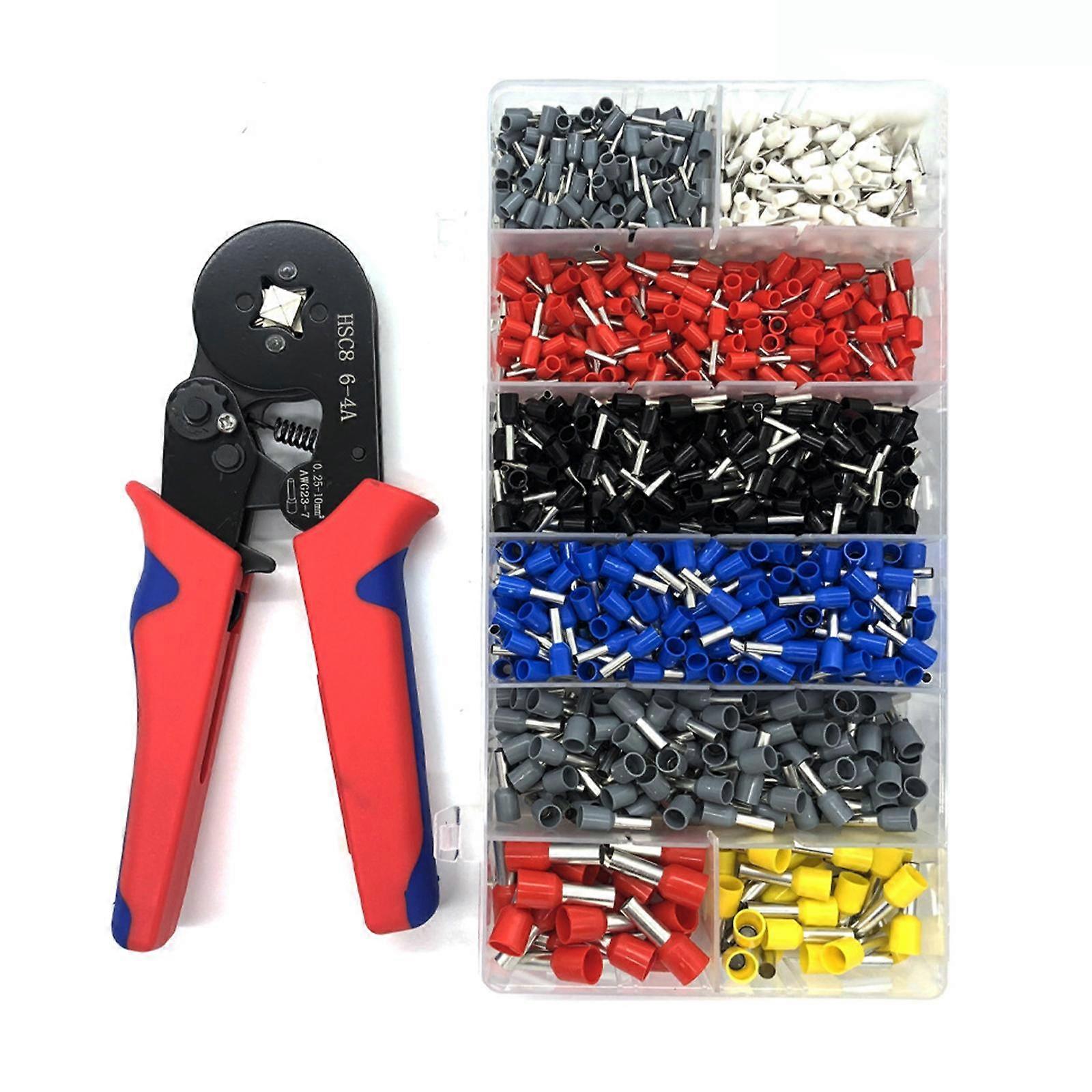 Ferrule Crimping Tool Kit Wire Terminals Crimping Tools Wire +800 PCS