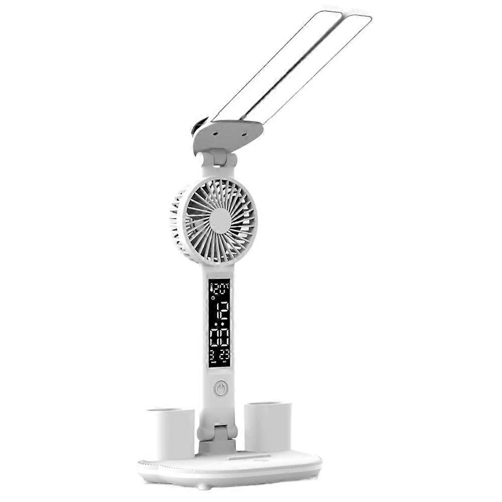 Multifunctional Desk Clock With Led Lamp, Eye Protection, Intelligent Display, Touch Control, 3 Light Modes, Stepless Dimming