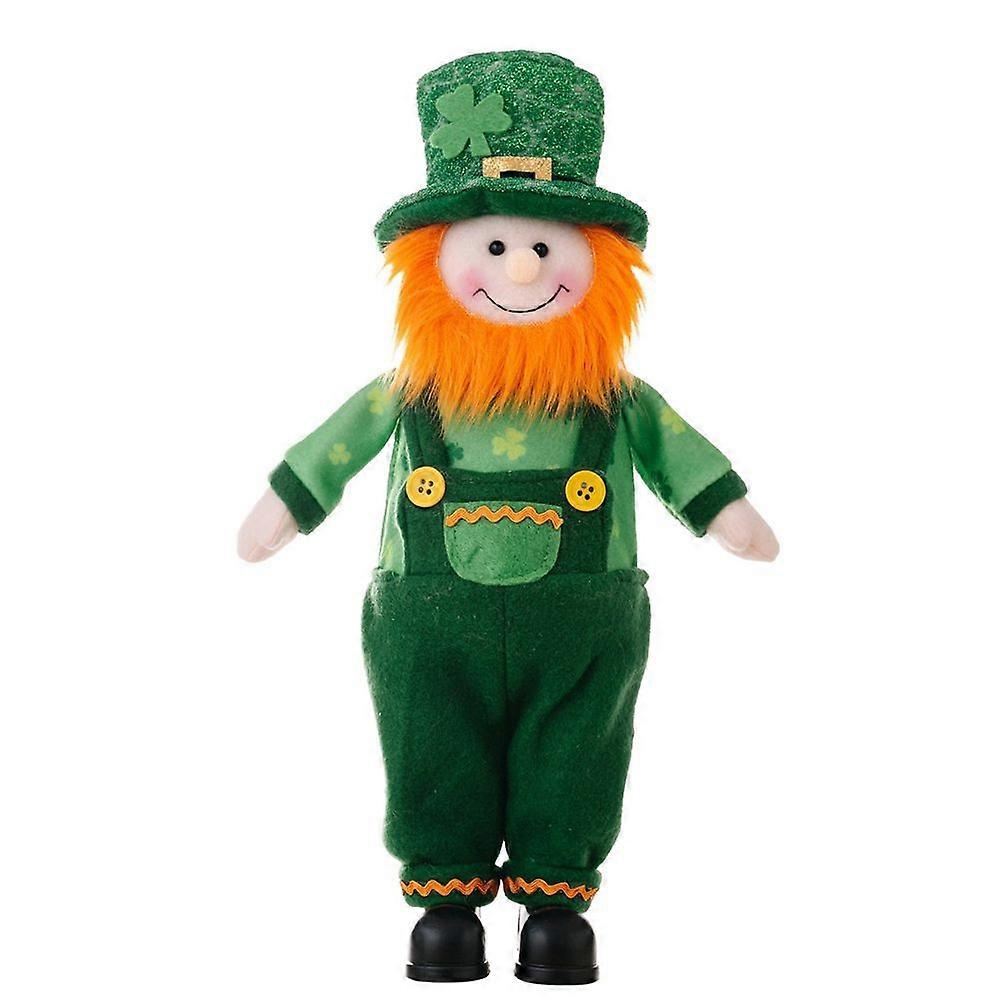 . 'S Day Plush Toy Doll Irish Gift Tabletop Decoration A
