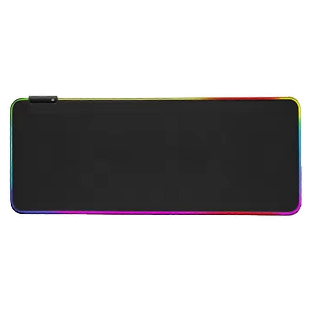1 Pcs Large Gaming Mouse Pad Light Modes Touch Control Extended Soft Computer Keyboard Mat Non-Slip