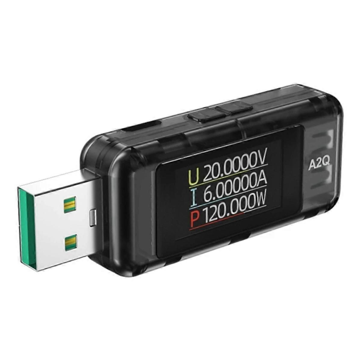 A2Q USB and Current Meter Tester Fast Charging 8A 120W