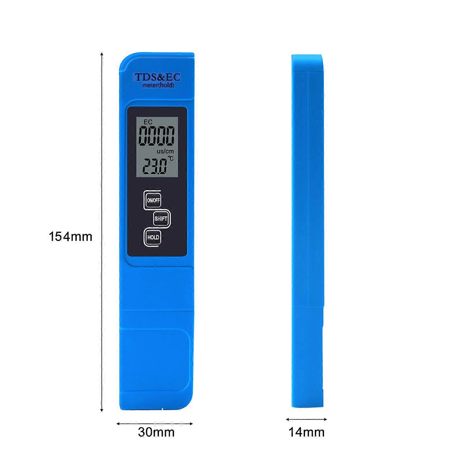 3 in 1 Water Quality Tester EC, Total Dissolved Solids, Temperature, Water Quality Meter