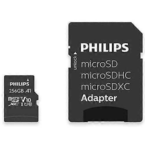 PHILIPS Memory Card - SDXC 256GB - Read Speed 80MB/s - Class U1
