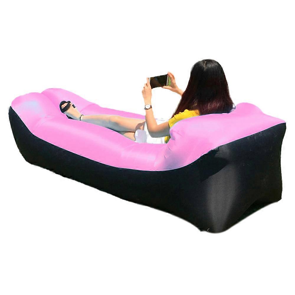 Innovative Inflatable Lounger, Portable Air Chair Sofa with Unique Comfortable Headrest for Unmatched Support, Thick Durable Material Ensuring No Air