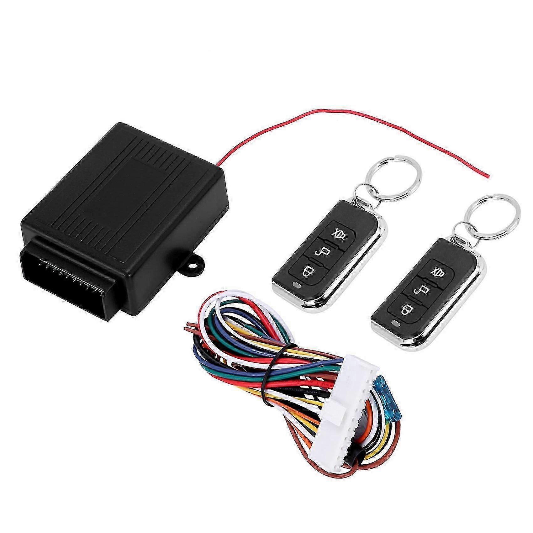 12V Car Alarm System with Remote Control