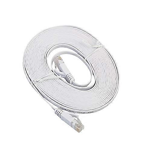 CAT6e Flat Ethernet Network LAN Cable High Speed Transmission Laptop Ethernet Cable Patch Cord for Home Office