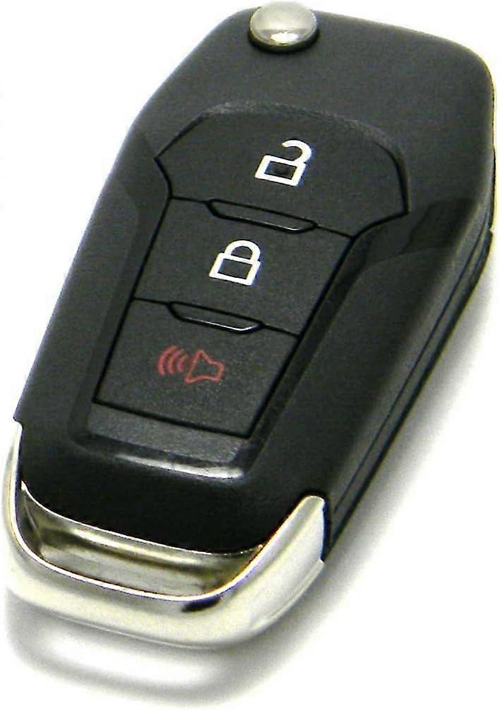 High quality brand new OEM 3-Button Keyless Entry Remote Flip Key Fob Compatible with (FC