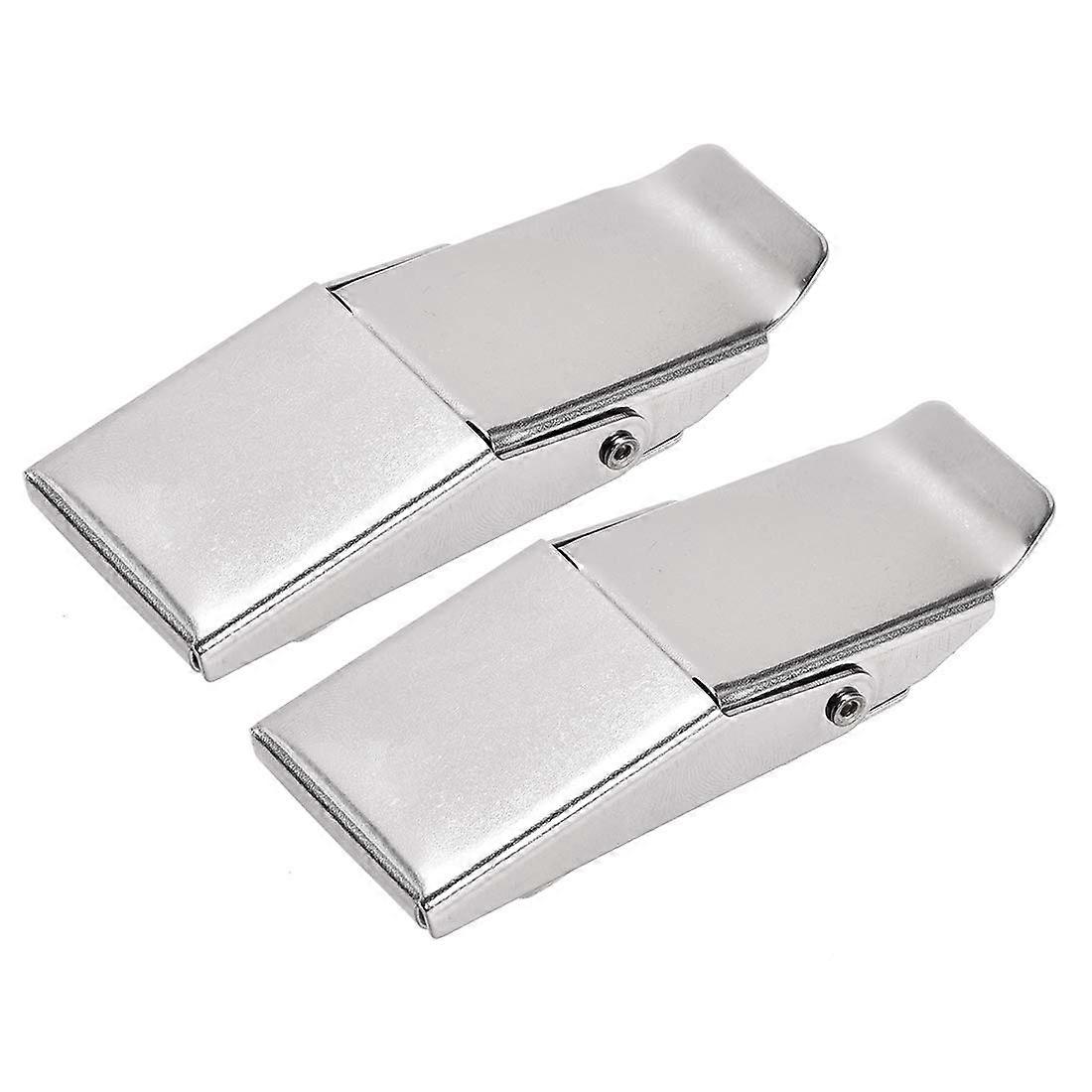 3.01-inch SUS304 Stainless Steel Concealed Draw Toggle Latch Clamp for Case, Toolbox, Cleaner - 2 Pcs
